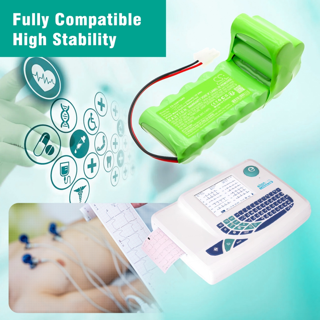 Batería Médica Cardioline CS-CAR110MD