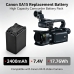 Baterías compatible con Canon LEGRIA FS20 FS200 FS21 CS-CNP828MC