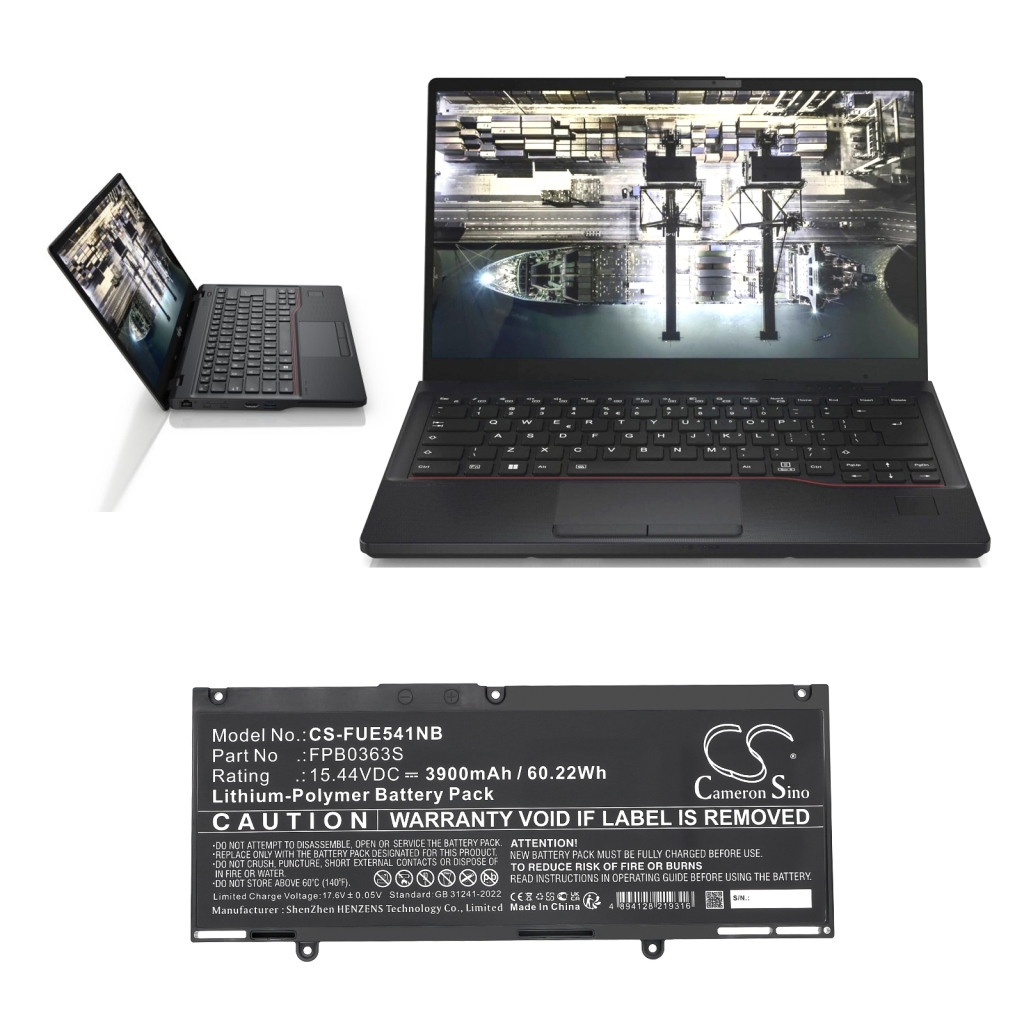 Batería para portátil Fujitsu CS-FUE541NB