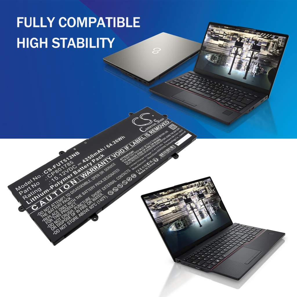 Batería para portátil Fujitsu CS-FUT512NB