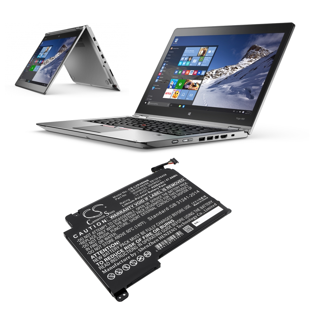 Batería para portátil Lenovo CS-LVR460NB