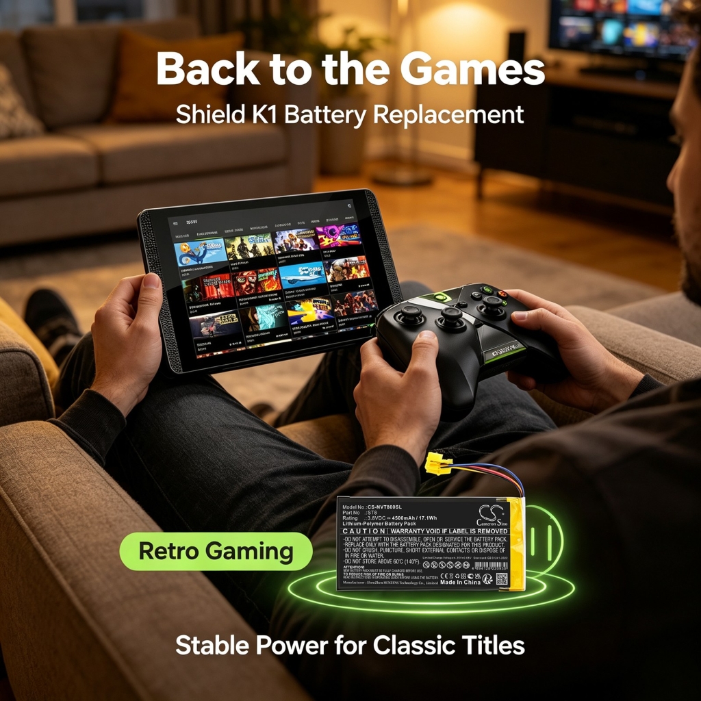 Baterías compatible con Nvidia Shield K1 P1761W CS-NVT800SL