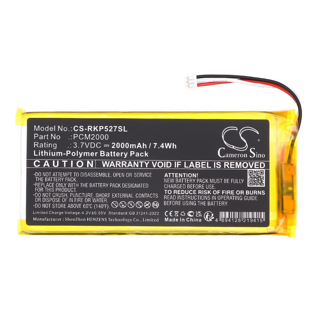 Batería de la cámara de seguridad del hogar Ring CS-RKP527SL