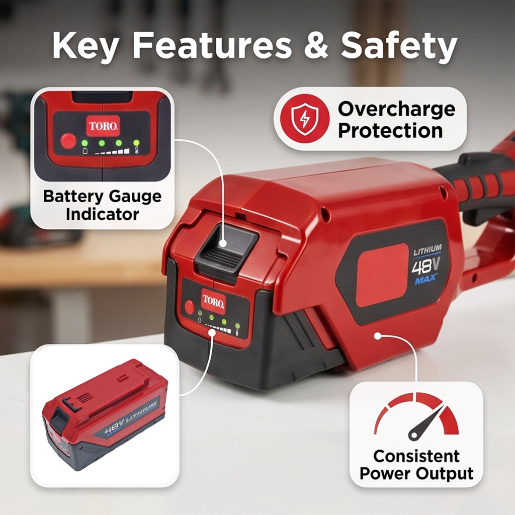 Baterías compatible con TORO Brush Cutter 51488 CS-TRF488VX