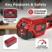 Baterías compatible con TORO Brush Cutter 51488 CS-TRF488VX