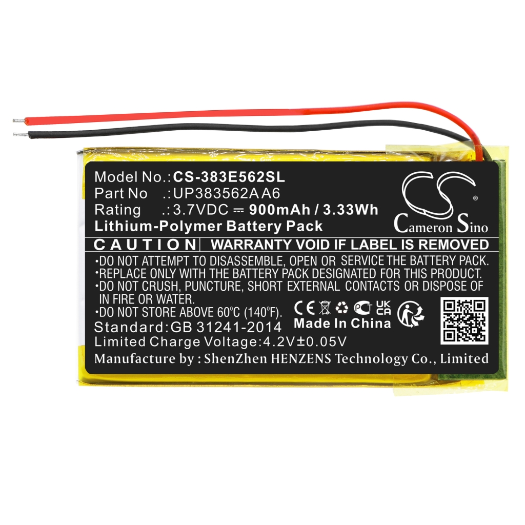 Batería de la tableta Palm CS-383E562SL