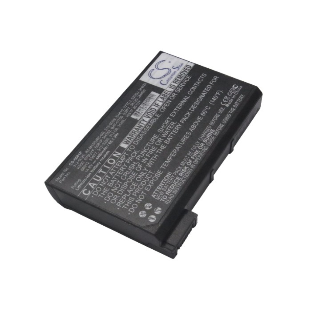 Batería para portátil DELL CS-5081P