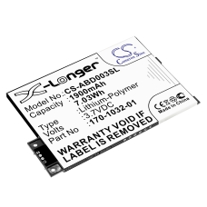 Reemplazo de batería compatible para Amazon 170-1032-00,170-1032-01,GP-S10-346392-0100,S11GTSF01A