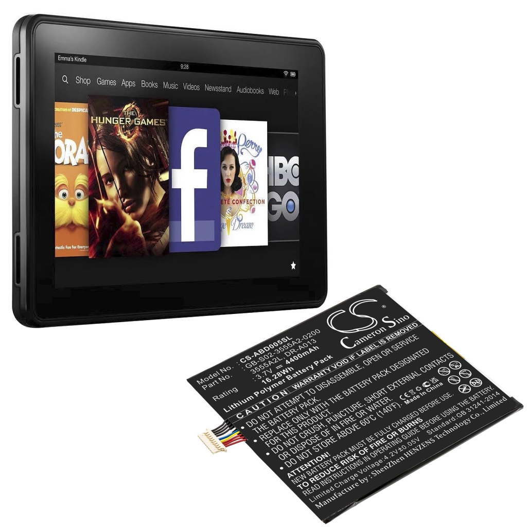 Batería de la tableta Amazon CS-ABD005SL