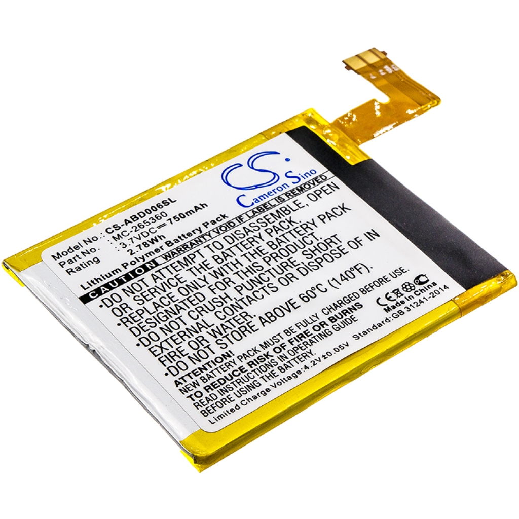 Batería Ebook, eReader Amazon CS-ABD006SL