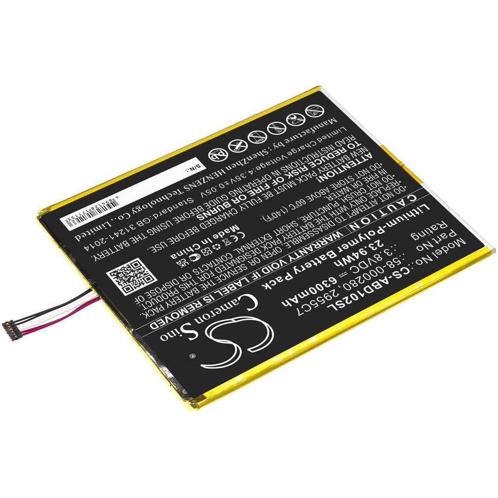 Batería de la tableta Amazon CS-ABD102SL