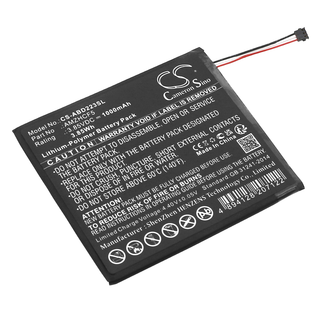 Batería Ebook, eReader Amazon CS-ABD223SL