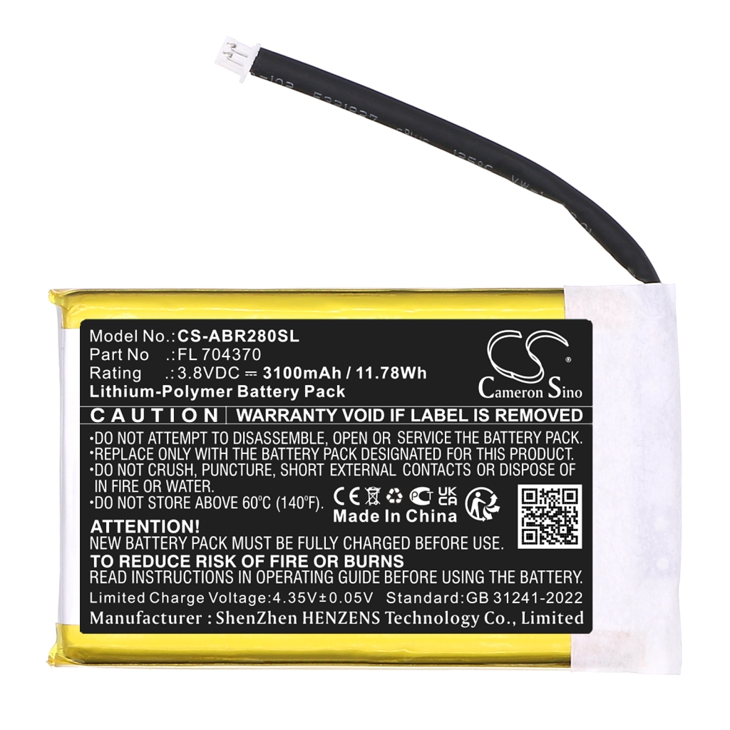 Juego, PSP, NDS Batería Anbernic CS-ABR280SL