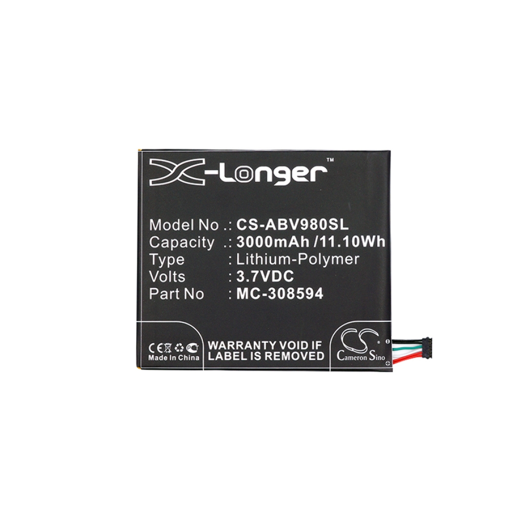 Batería de la tableta Amazon CS-ABV980SL