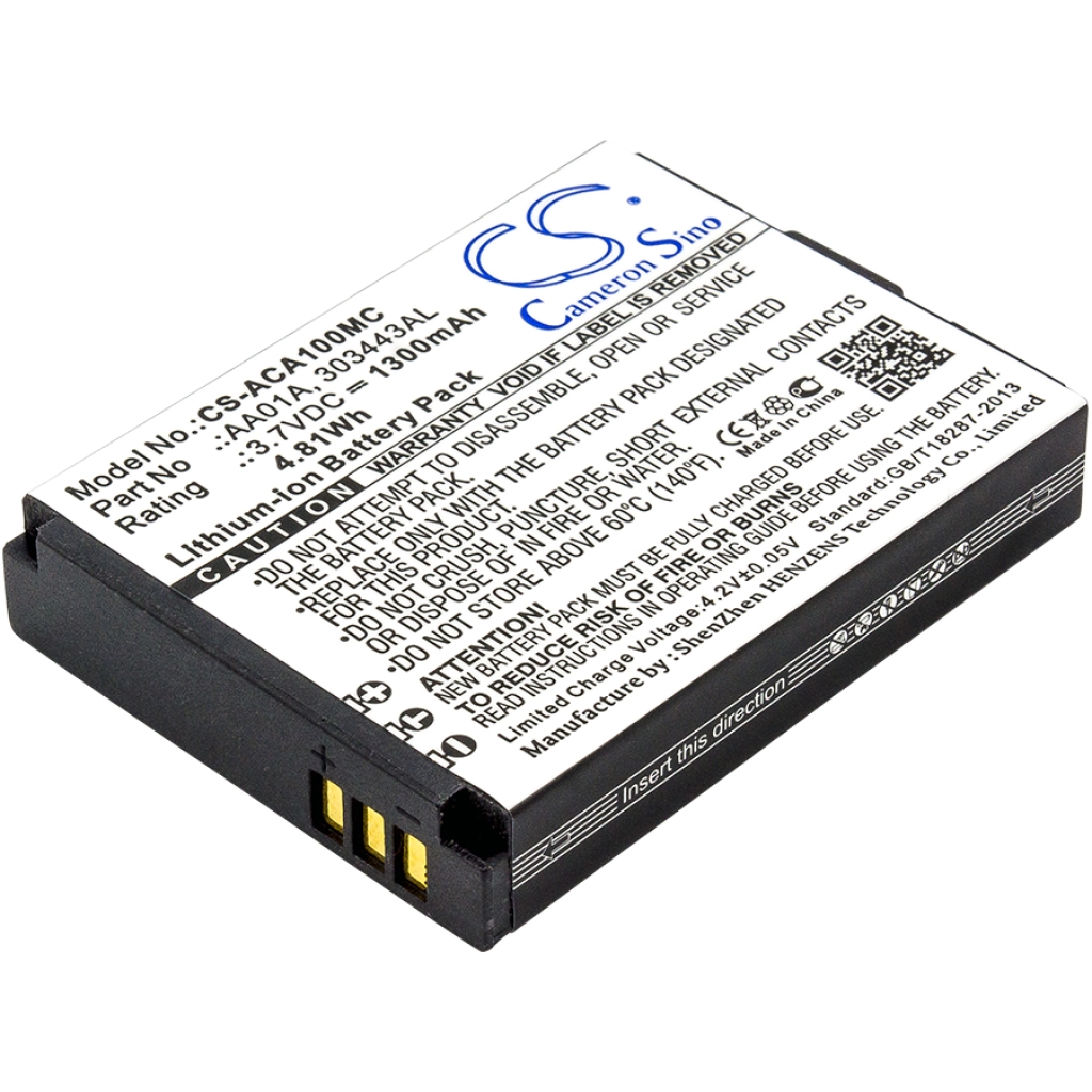 Batería de la cámara Activeon CS-ACA100MC