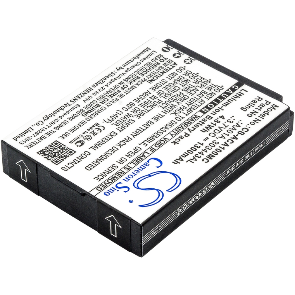 Batería de la cámara Activeon CS-ACA100MC