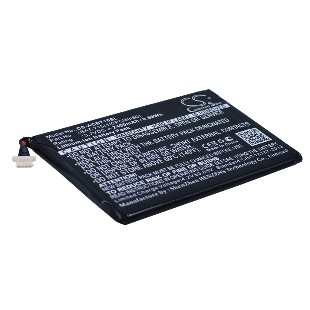 Batería de la tableta Acer CS-ACB710SL