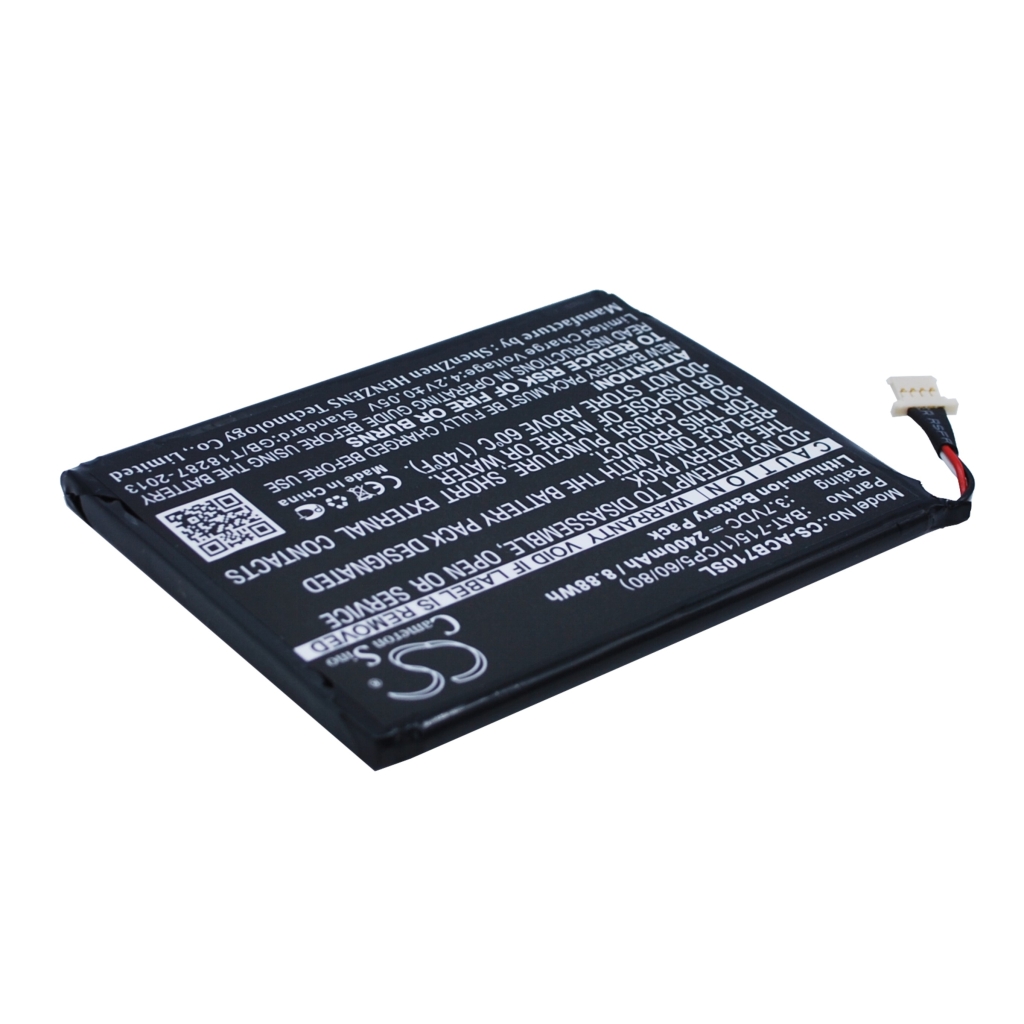 Batería de la tableta Acer CS-ACB710SL