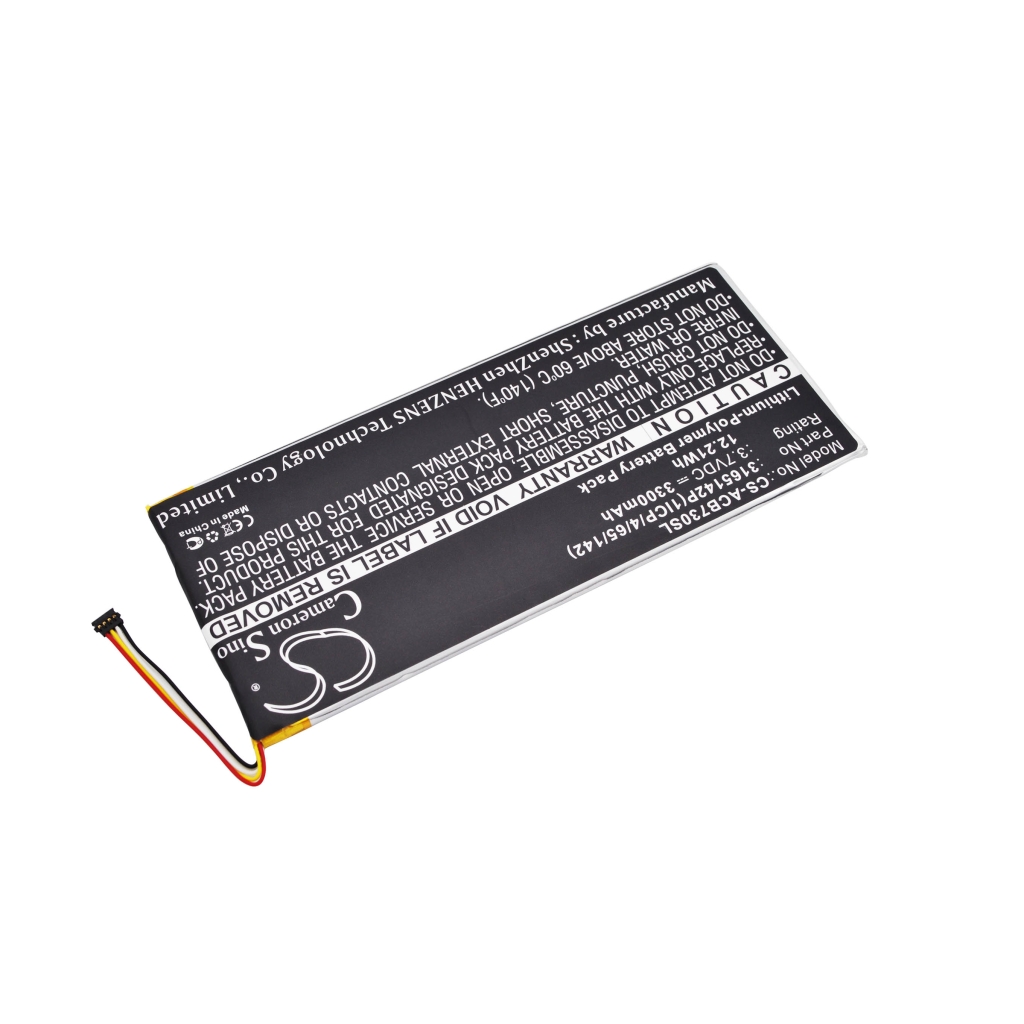 Batería de la tableta Acer CS-ACB730SL