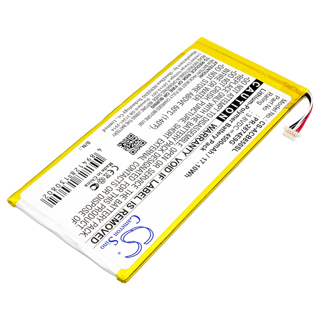 Batería de la tableta Acer CS-ACB850SL