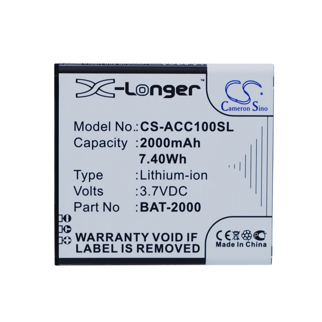 Batería del teléfono móvil Acer CS-ACC100SL