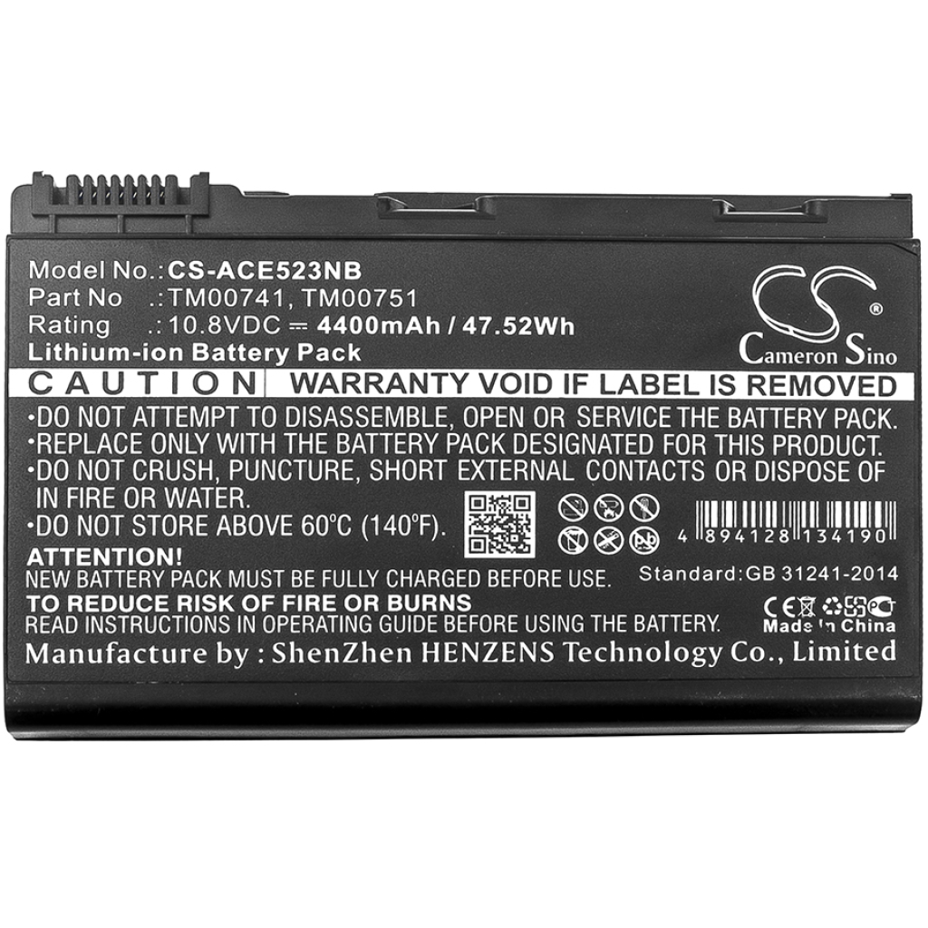 Batería para portátil Acer Extensa 5220-201G08