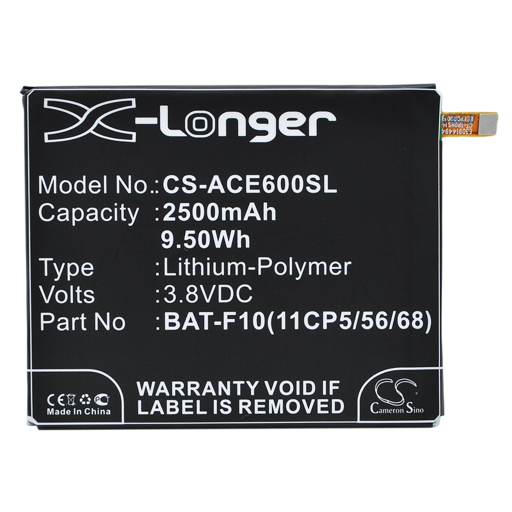 Batería del teléfono móvil Acer CS-ACE600SL