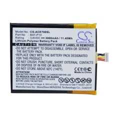 Reemplazo de batería compatible para Acer BAT-P10,BAT-P10(1ICP5/61/73),KT.00106.001,PGF506173HT