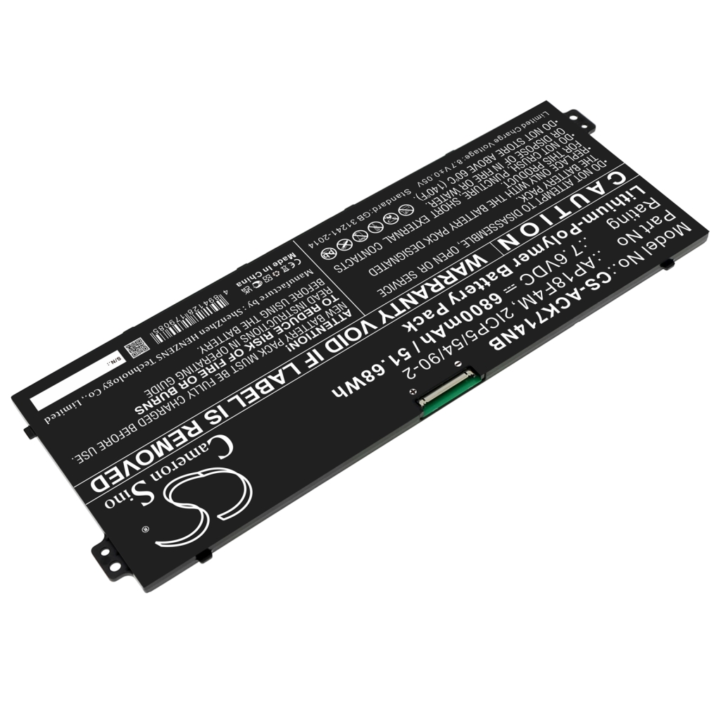 Batería para portátil Acer CS-ACK714NB