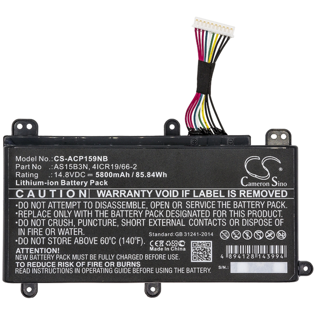 Batería para portátil Acer CS-ACP159NB