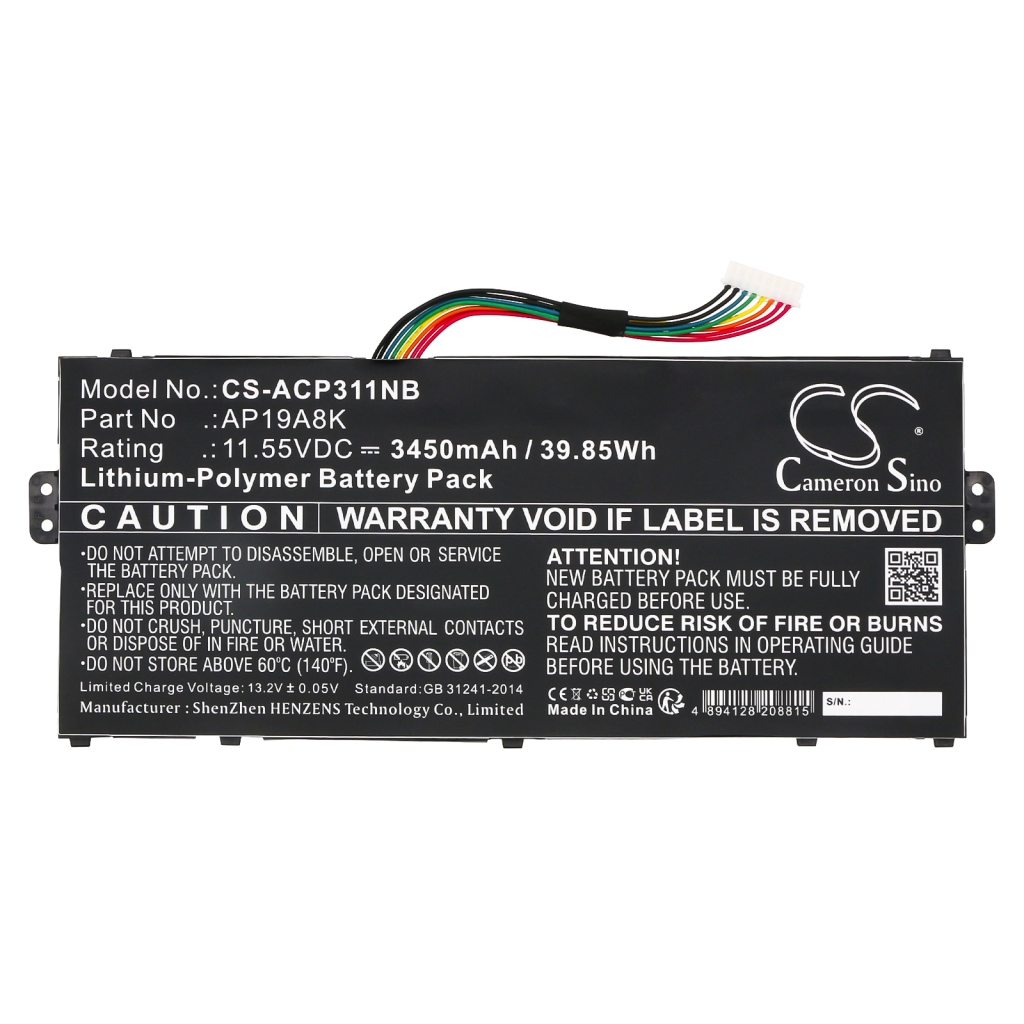 Batería para portátil Acer CS-ACP311NB