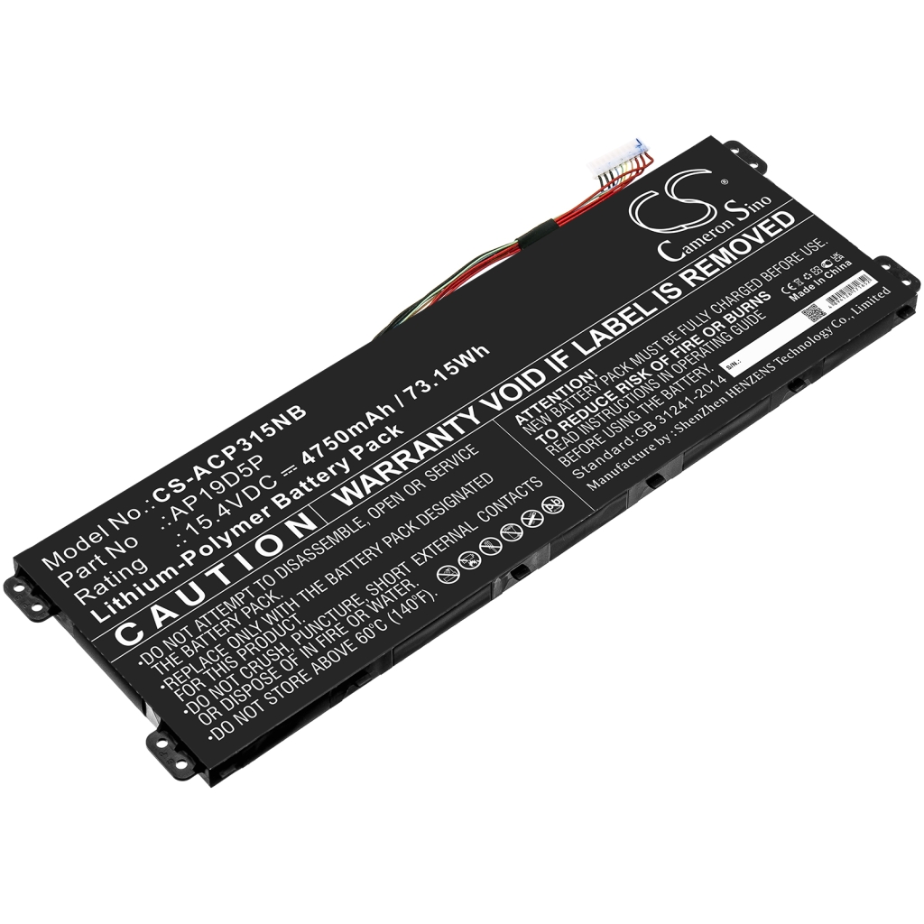 Batería para portátil Acer CS-ACP315NB