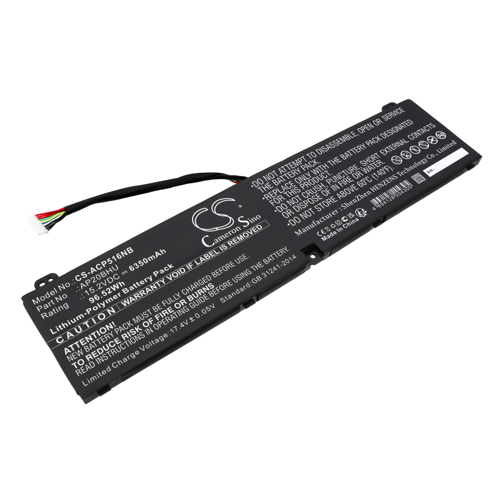Batería para portátil Acer CS-ACP516NB