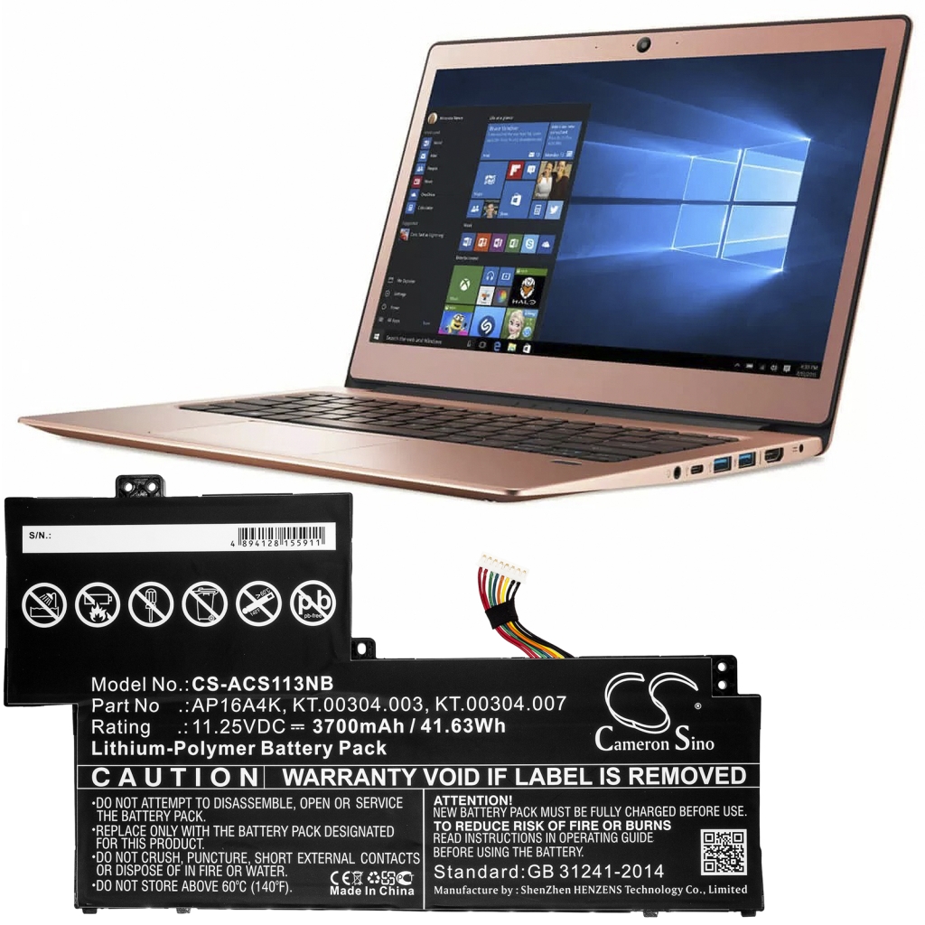 Batería para portátil Acer CS-ACS113NB