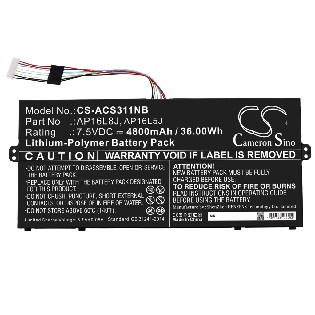 Batería para portátil Acer Swift 5 SF514-53T-577C