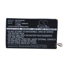 Reemplazo de batería compatible para Acer 1CP415793L1 1S1P,BAT-M10,BAT-M10(1ICP5/58/94),KT.0010S.007