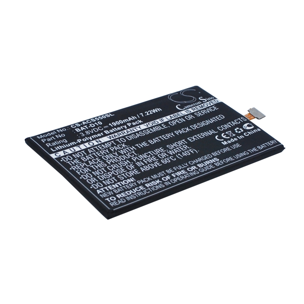 Batería del teléfono móvil Acer CS-ACS550SL