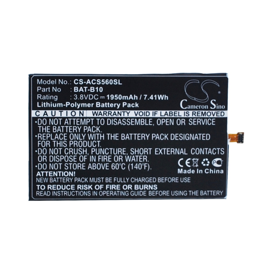Batería del teléfono móvil Acer CS-ACS560SL