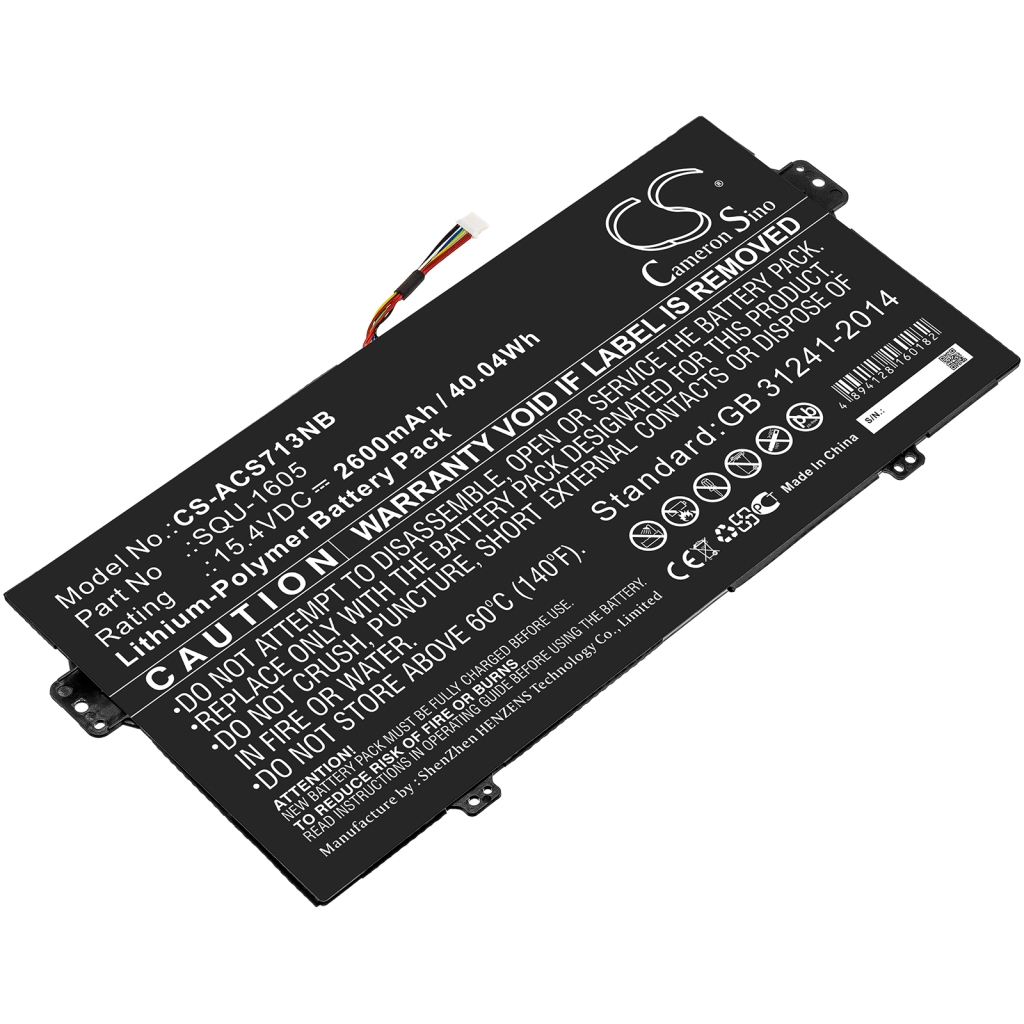 Batería para portátil Acer CS-ACS713NB