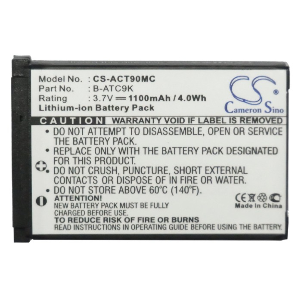 Baterías Sustituye B-ATC9K-JWP