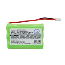 Reemplazo de batería compatible para Audioline GP100AAAHC3BMJ