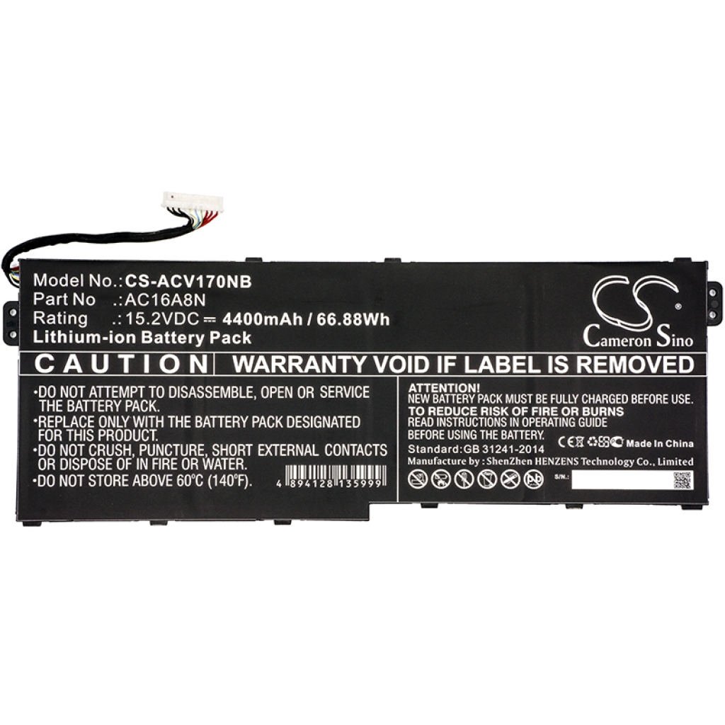 Batería para portátil Acer CS-ACV170NB