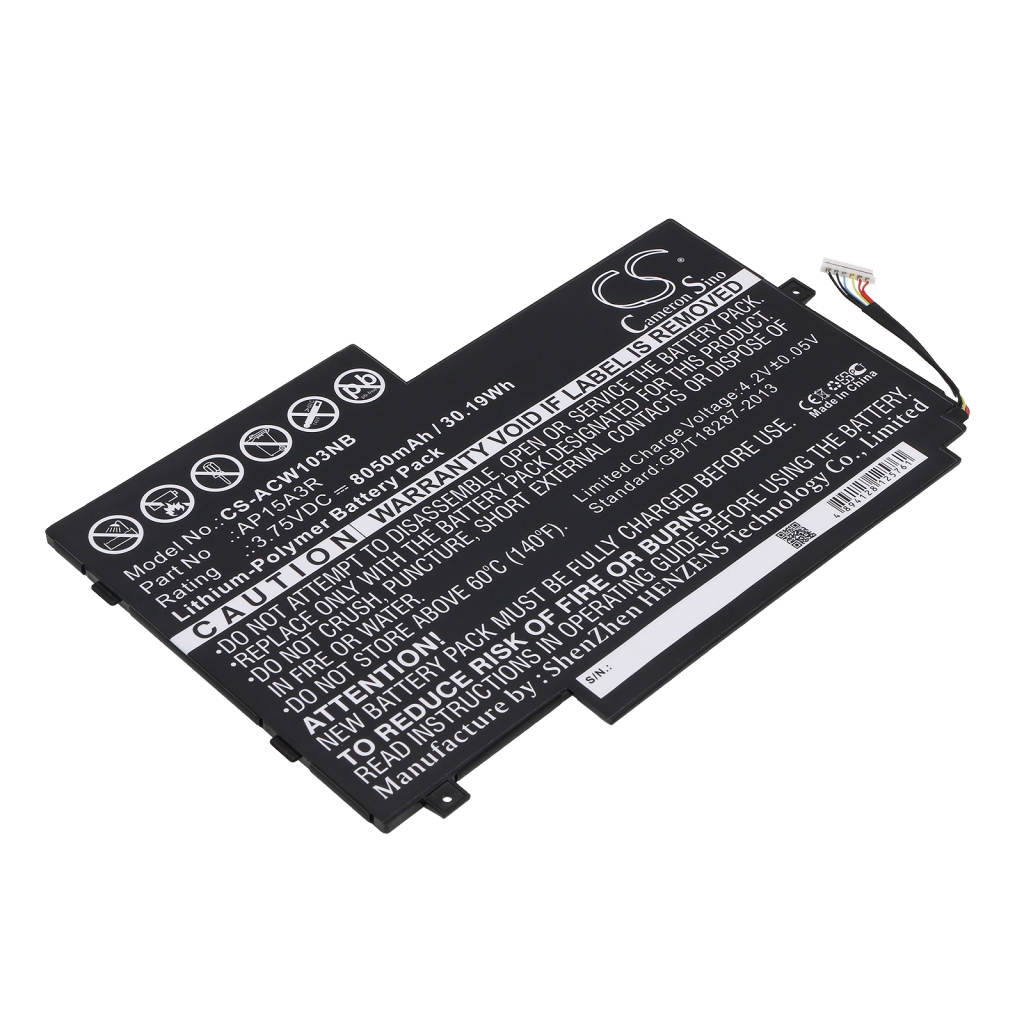 Batería para portátil Acer CS-ACW103NB