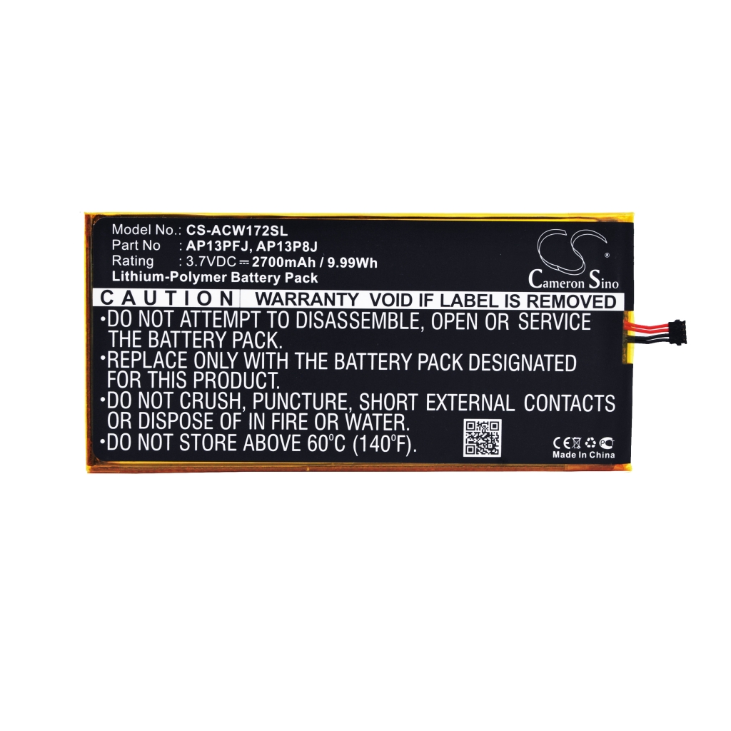 Batería de la tableta Acer CS-ACW172SL