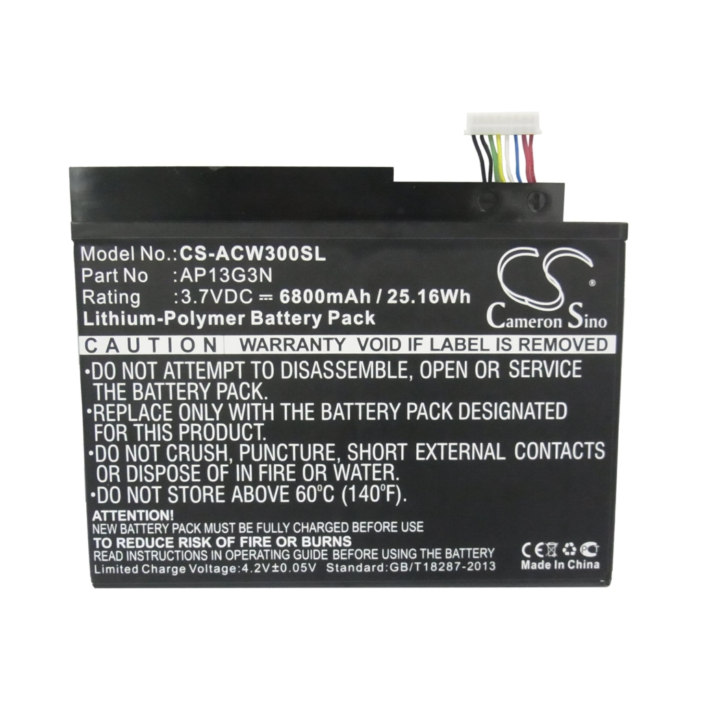Batería de la tableta Acer CS-ACW300SL