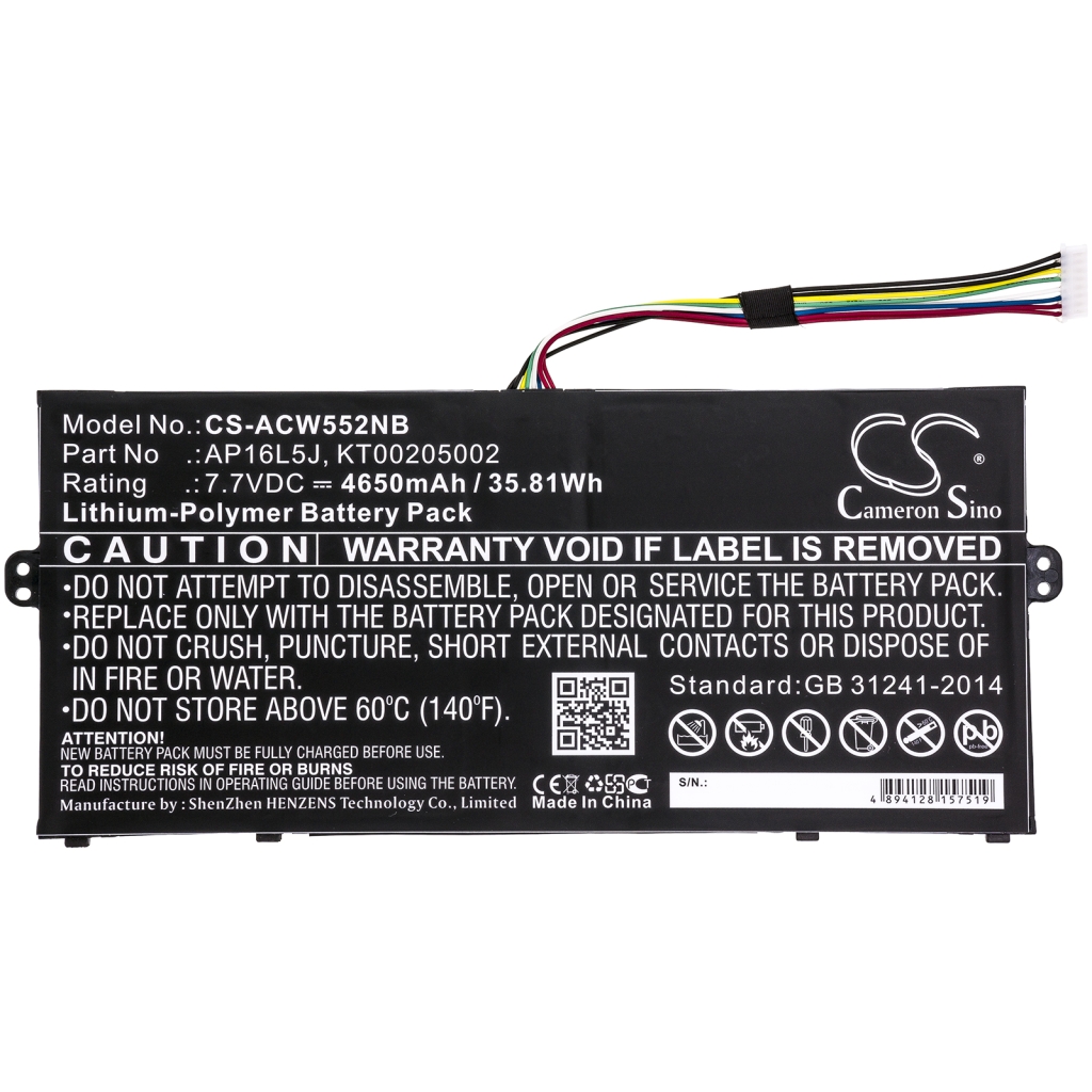 Batería para portátil Acer Swift 5 SF514-53T-577C
