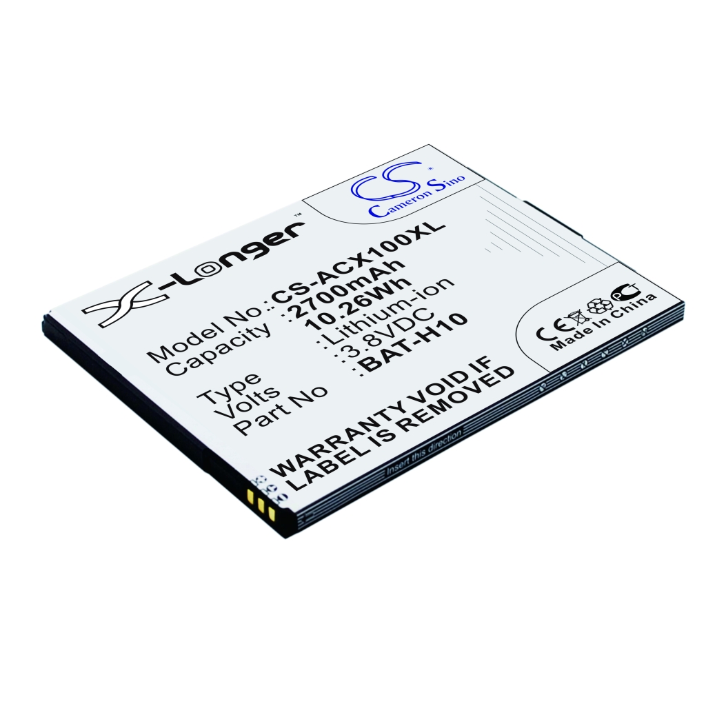 Batería del teléfono móvil Acer CS-ACX100XL