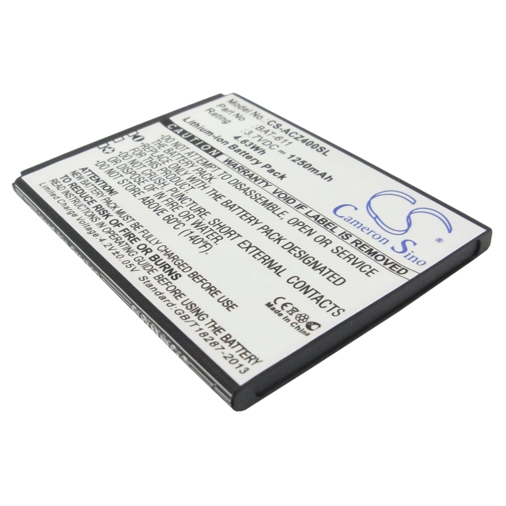 Batería del teléfono móvil Acer CS-ACZ400SL