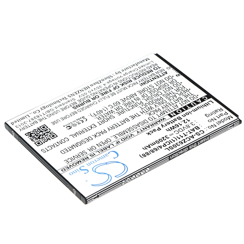 Batería del teléfono móvil Acer CS-ACZ630SL