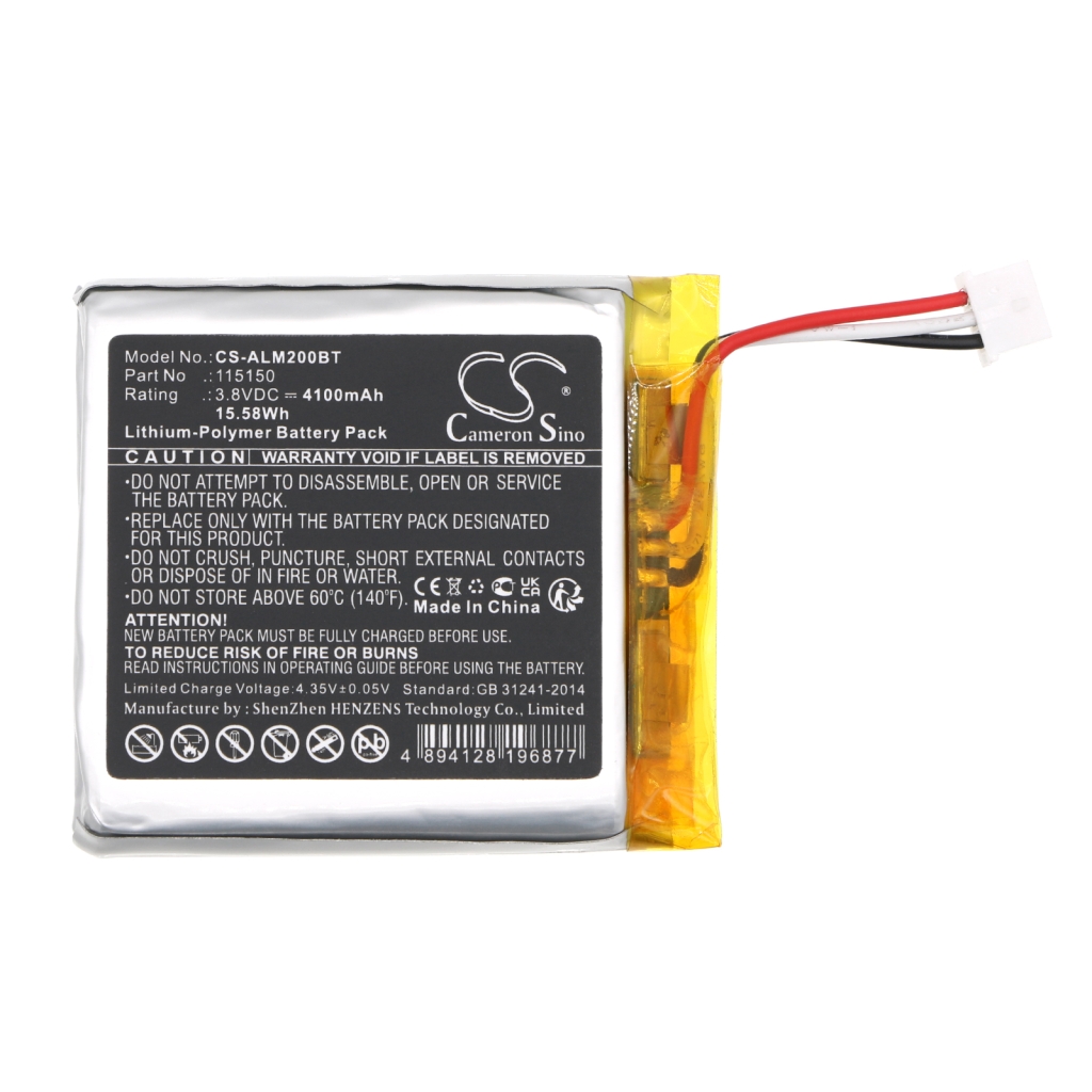 Batería de la cámara de seguridad del hogar 2gig CS-ALM200BT